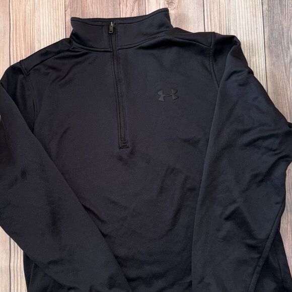 Men’s Nike Large Loose Fit 1/2 Zip Pullover Fleece Lined Sweatshirt - Picture 1 of 3